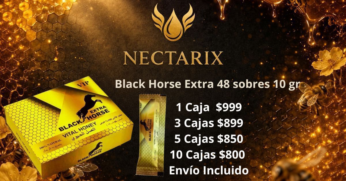 Black Horse Extra 48 sobres de 10gr al mayoreo en México