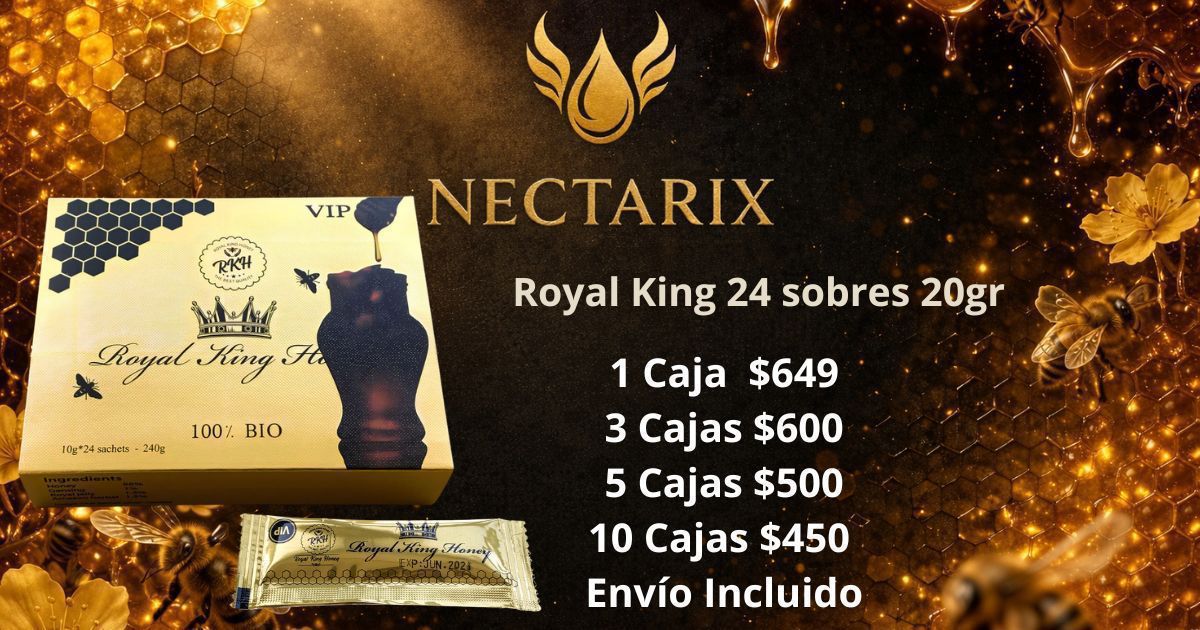 Royal King 24 sobres de 20gr al mayoreo en México