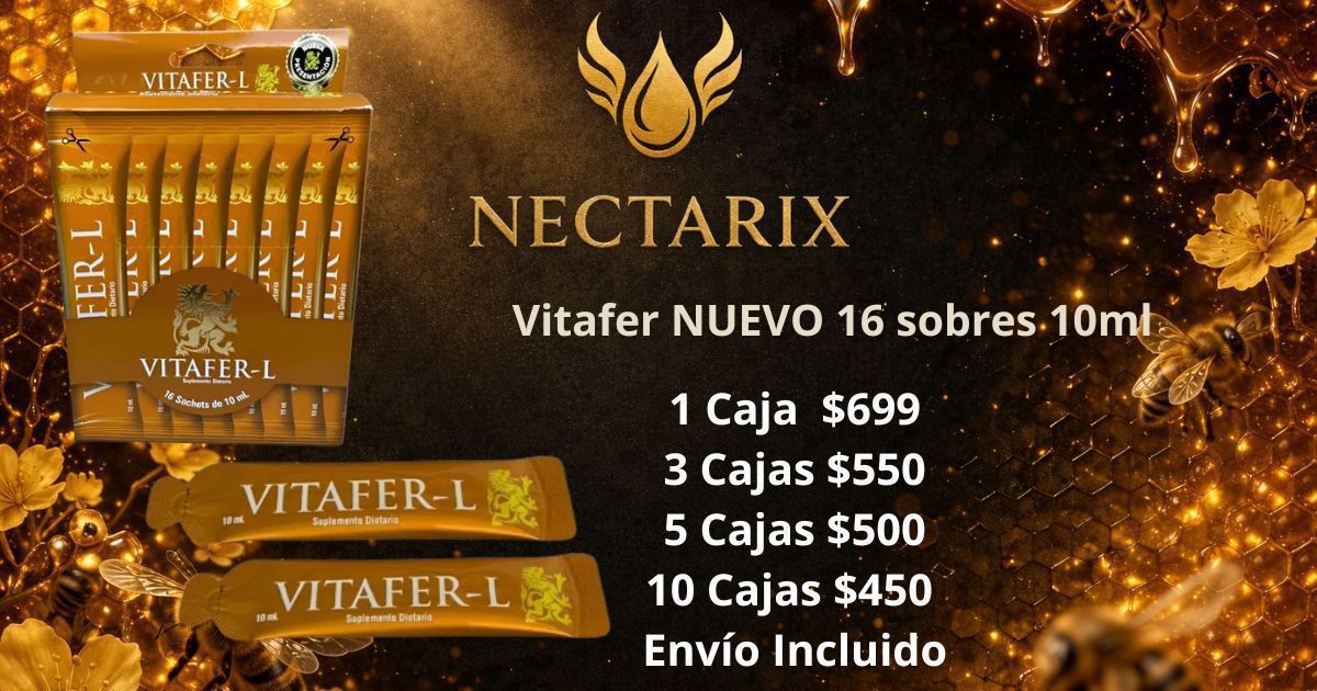 Vitafer 16 sobres de 10ml al mayoreo en México